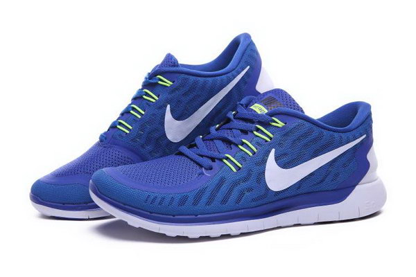 Nike Free 5.0 Running Shoes Blue White Low Price